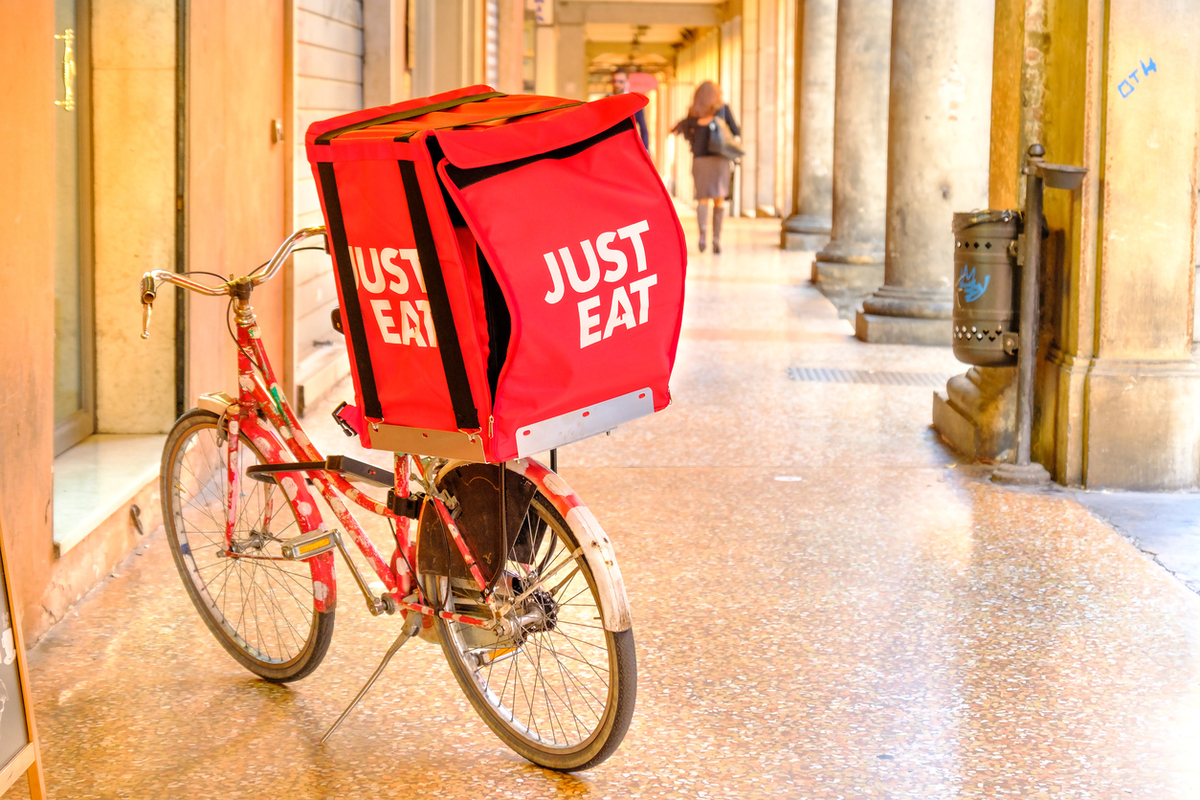 Just Eat bicycle delivery
