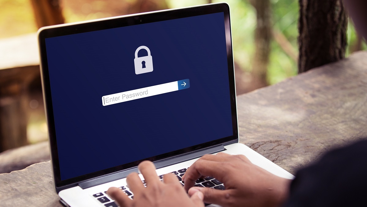 Password protected to login on the computer screen