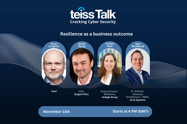 teissTalk: Resilience as a business outcome