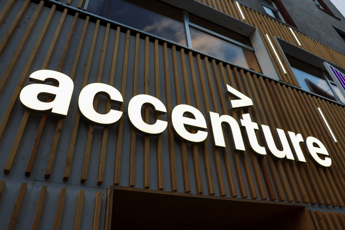 Accenture strikes $4.18 billion cybersecurity deal, shares fall on forecast cut